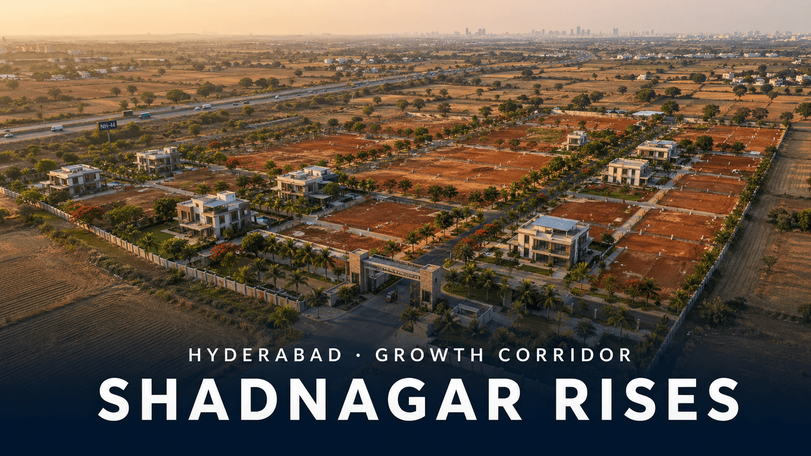 Hyderabad Real Estate Expands Towards Shadnagar as Gated Community Villa Plot Demand Rises
