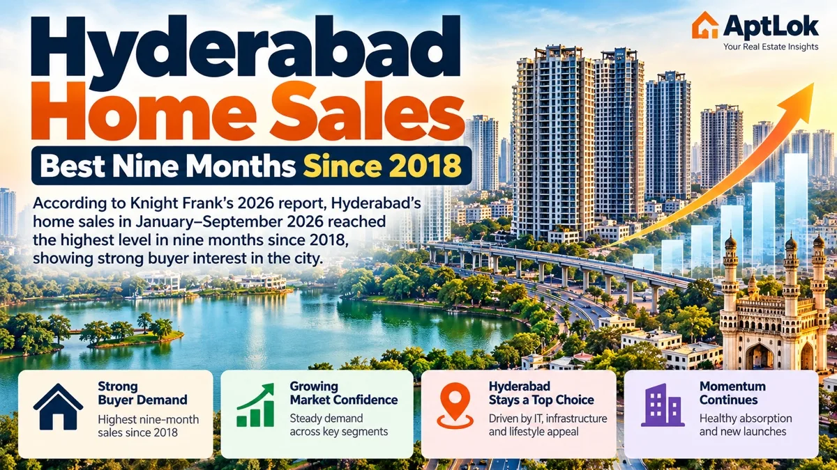 Hyderabad logs its best first nine months for home sales since 2018, Knight Frank says