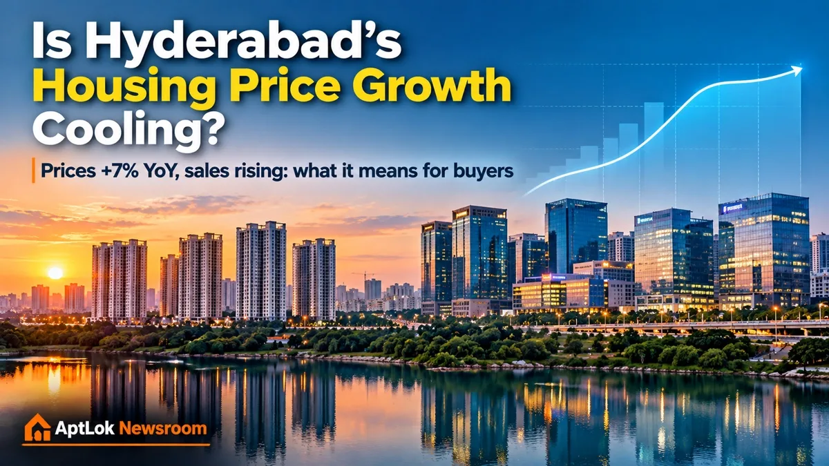 Is Hyderabad's housing price growth cooling? What Knight Frank and ANAROCK data mean for homebuyers