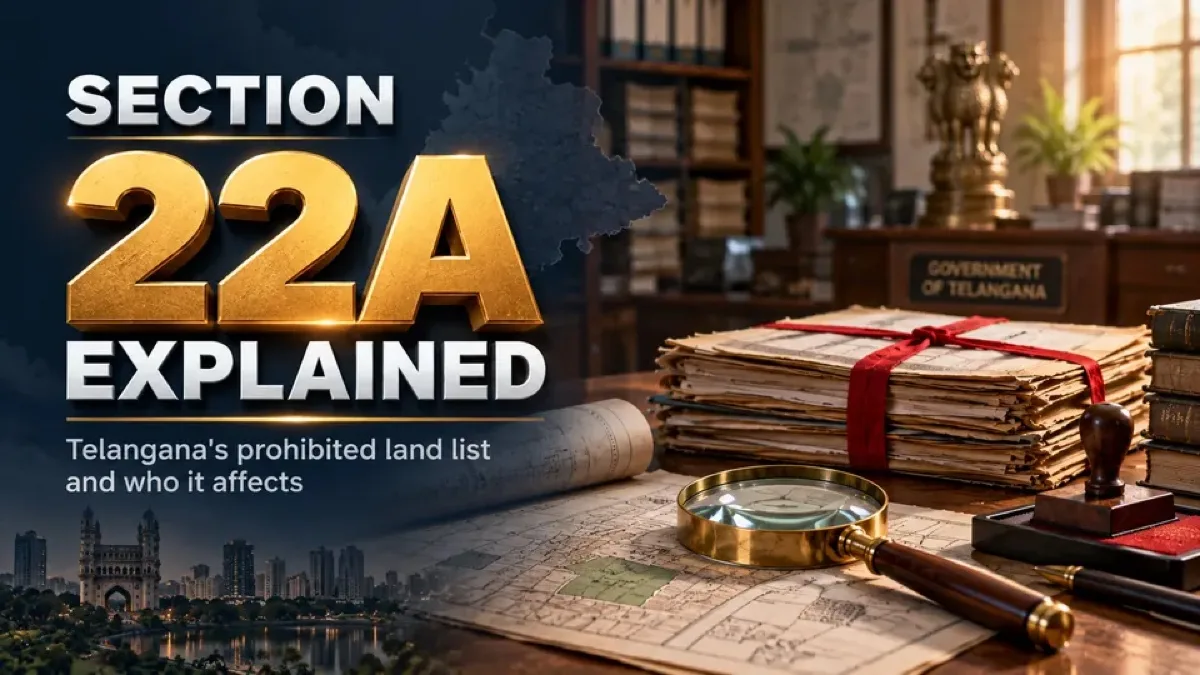 Explained: Telangana's Section 22A prohibited land list and who it affects