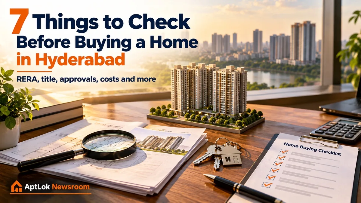 Seven things to check before buying a home in Hyderabad